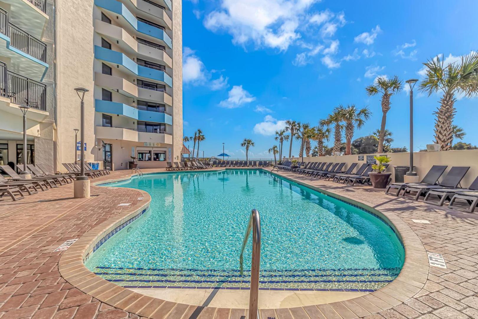 Oceanfront 3Br 2Ba Condo Ocean Reef 1421 Myrtle Beach Zewnętrze zdjęcie